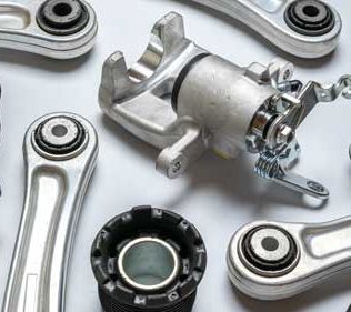 Gears and parts of a car