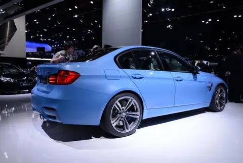 Blue bmw