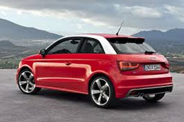 Cinematic photo of the back of the Audi A1