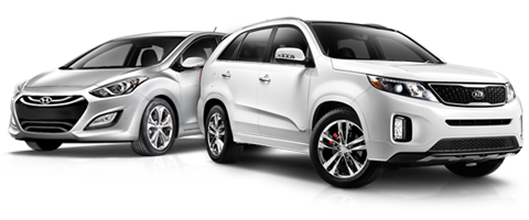 2 Rental cars together