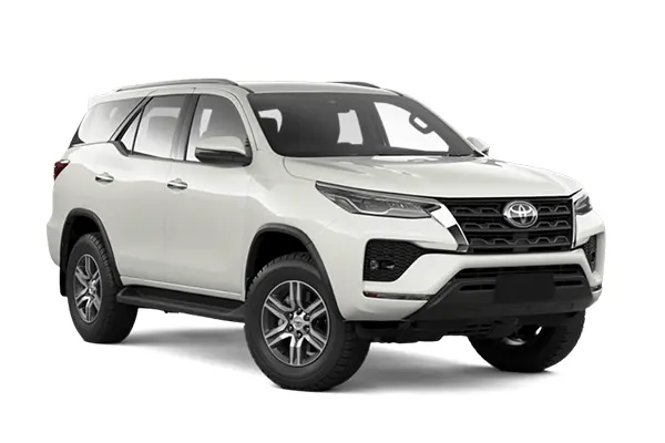 rent a toyota fortuner 7 seater suv from pace car rental