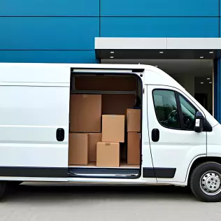 Panel van for long term car rental targeted at business owners