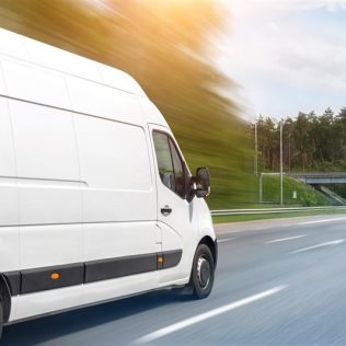 Panel van to augment an article about commercial vehicles for fleet owners.