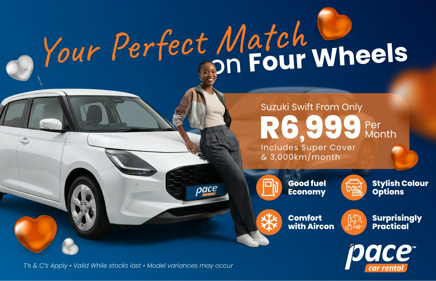 suzuki swift long term car rental gauteng special